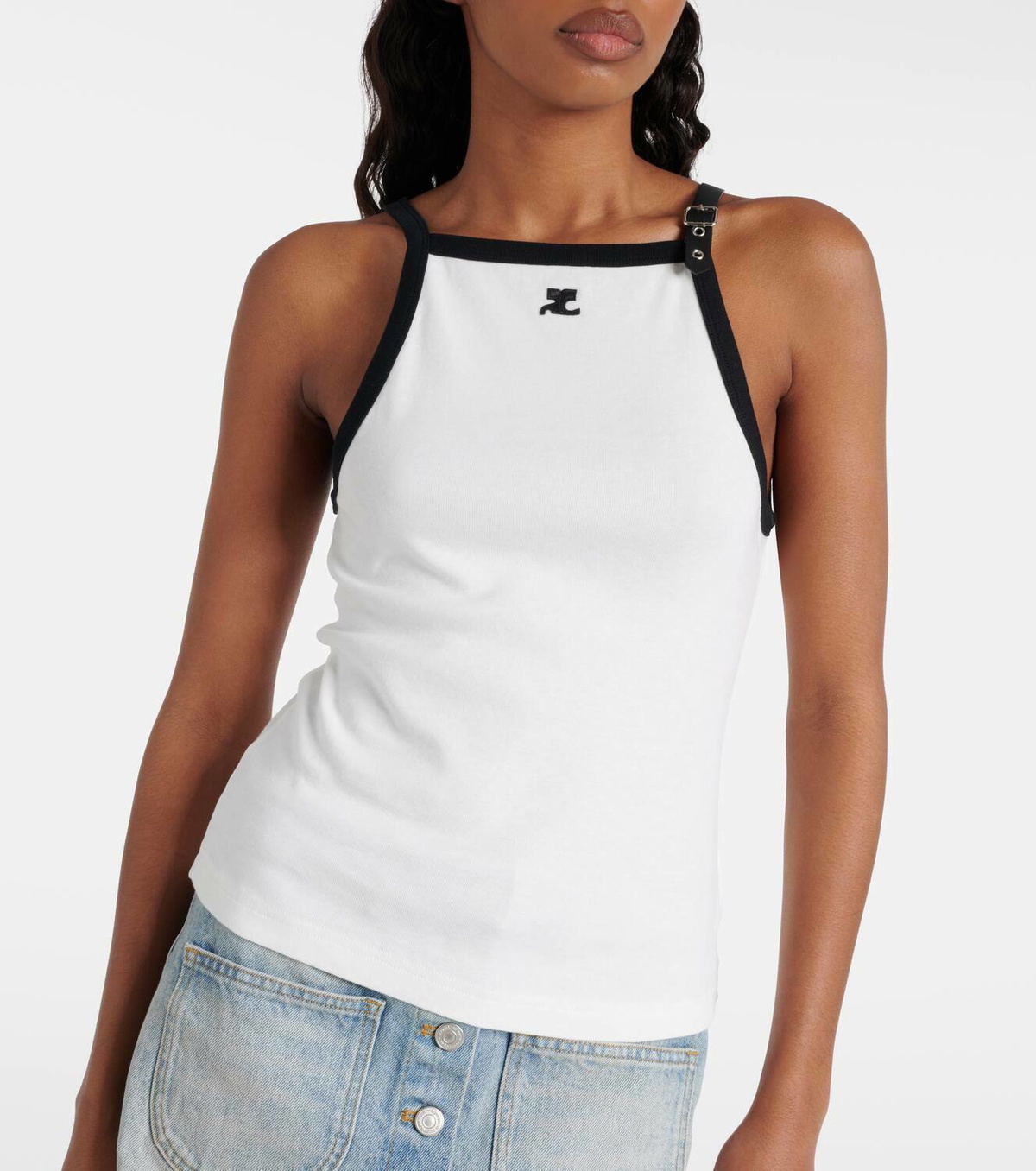 courreges(クレージュ) 22SS COTTON TANK TOP Courreges - courreges(クレージュ) 22SS COTTON TANK TOPの通販 by