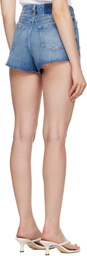 Ksubi Blue Kali Exposed Tidal Denim Shorts