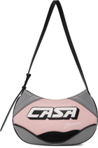Casablanca Pink Slim Biker Bag