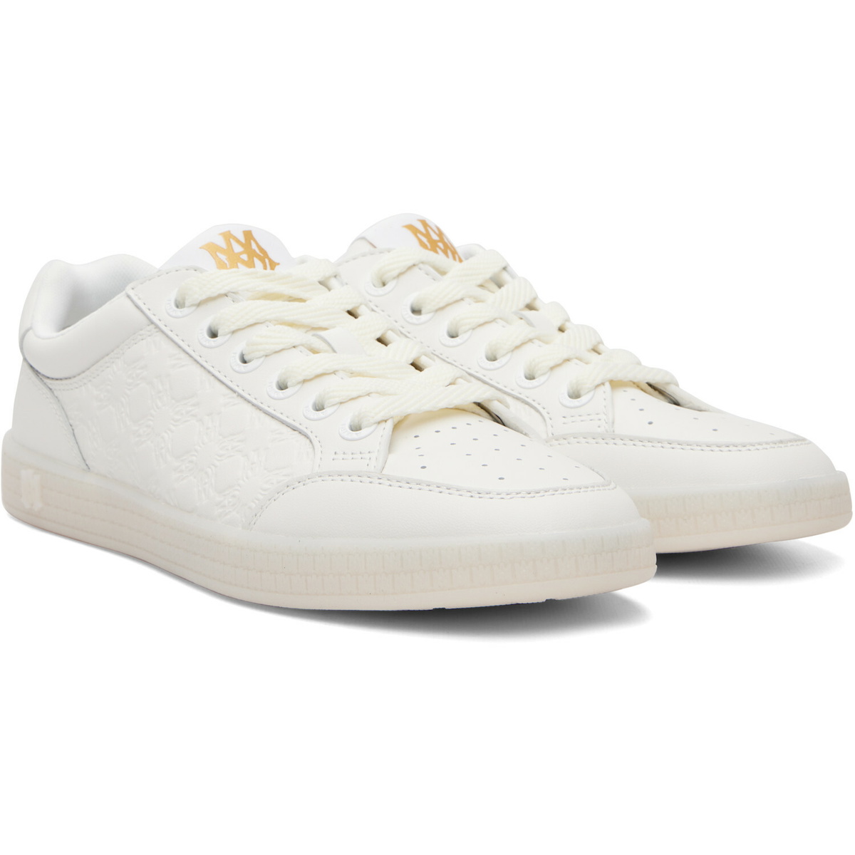 AMIRI White BLVD Sneakers