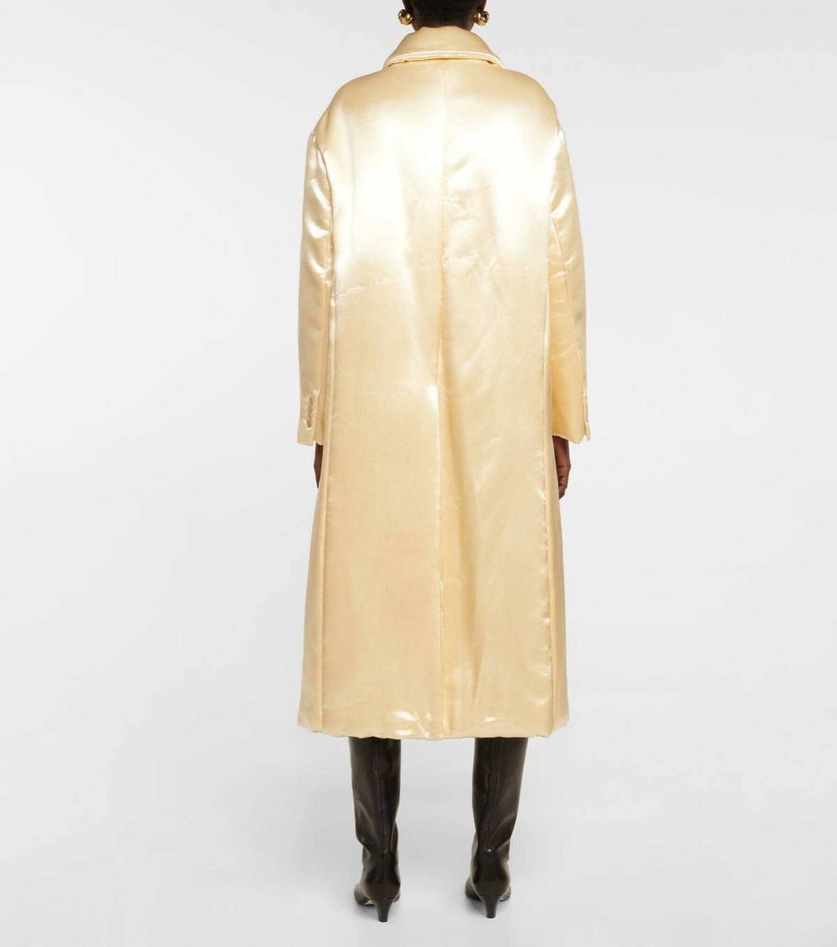 Khaite - Luma satin coat