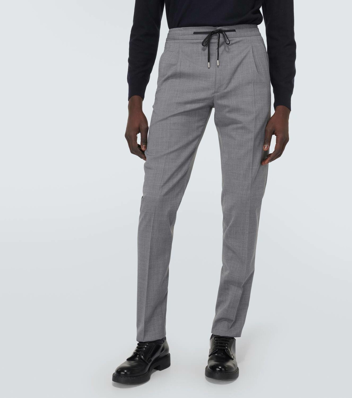 Lardini Easy Wear wool-blend straight pants Lardini