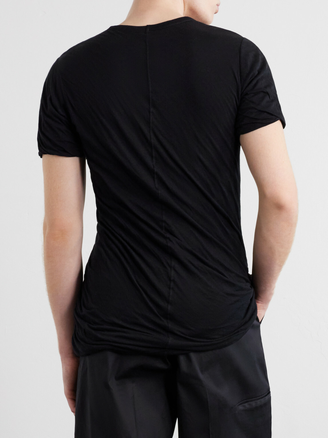 Rick Owens - Double Cotton T-Shirt - Black