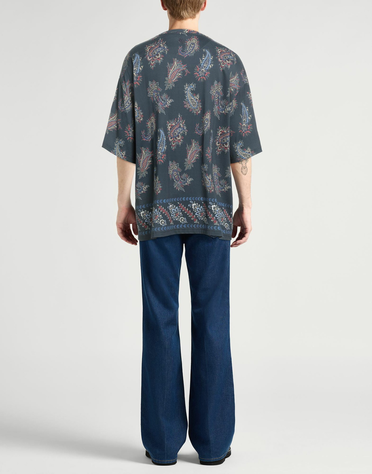 Etro Mens T-shirt in Navy