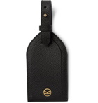 Kingsman - Smythson Cross-Grain Leather Luggage Tag - Black