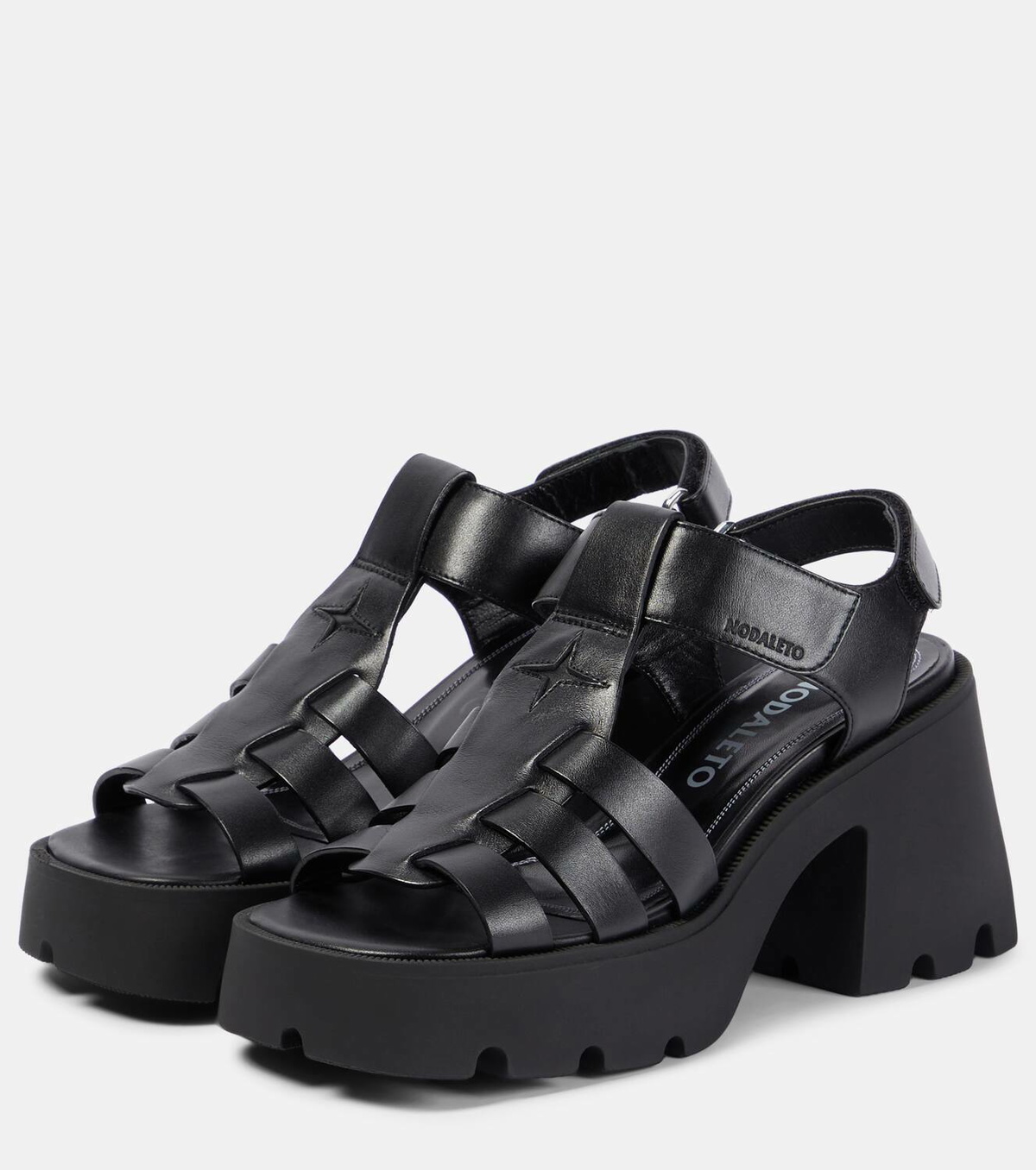 Nodaleto Bulla Emma leather platform sandals