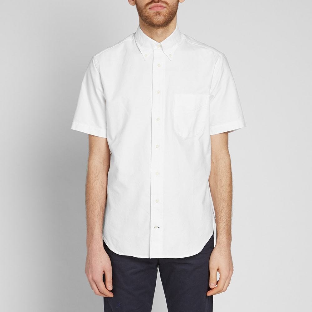 Gitman Vintage Short Sleeve Oxford Shirt White Gitman Vintage