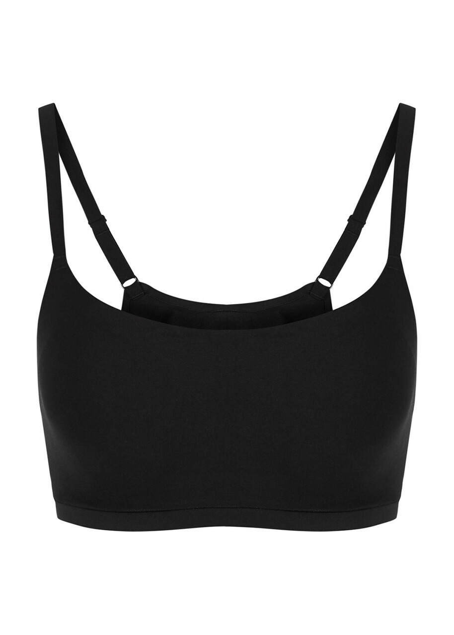 Chantelle Soft Stretch Thin-strap Soft-cup Bralette, Bralette, Black
