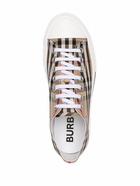 BURBERRY - Jack Check Motiv Cotton Sneakers