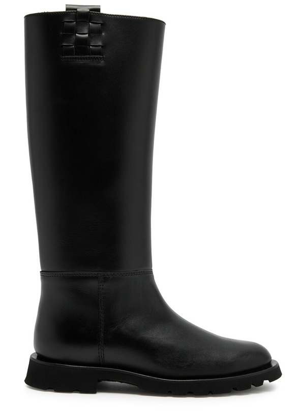 Photo: Hereu Anella Leather Knee-high Boots Black