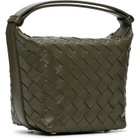 Bottega Veneta Khaki Micro Wallace Bag