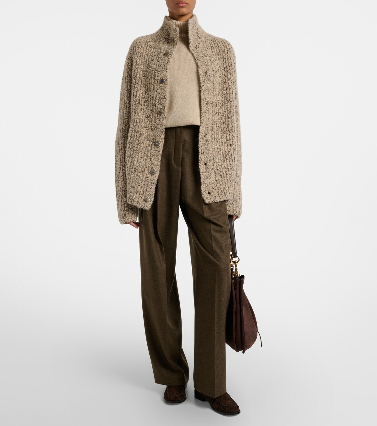 God's True Cashmere Cashmere bouclé cardigan