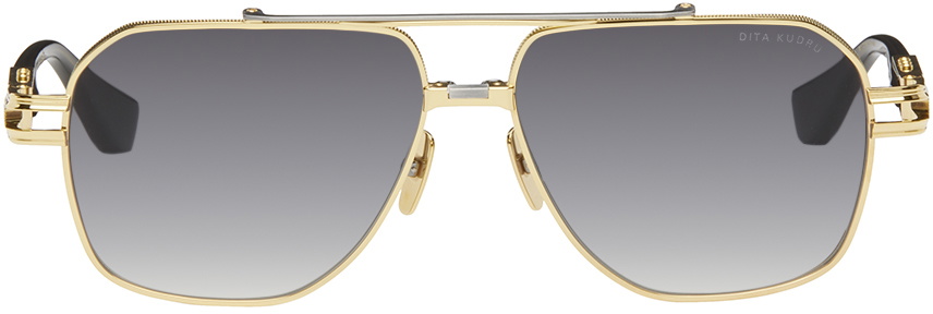 Dita Black & Gold Alkamx Sunglasses Dita