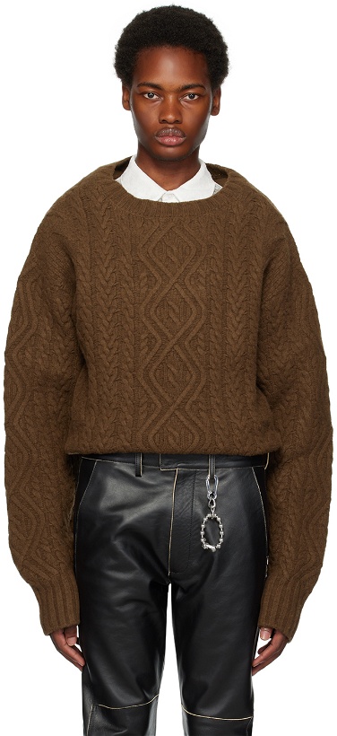 Photo: Martine Rose Brown Doll Sweater