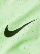 Nike Running - AeroSwift Slim-Fit Perforated Dri-FIT ADV Tank Top - Green