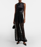 Nina Ricci Sequined lace balloon pants