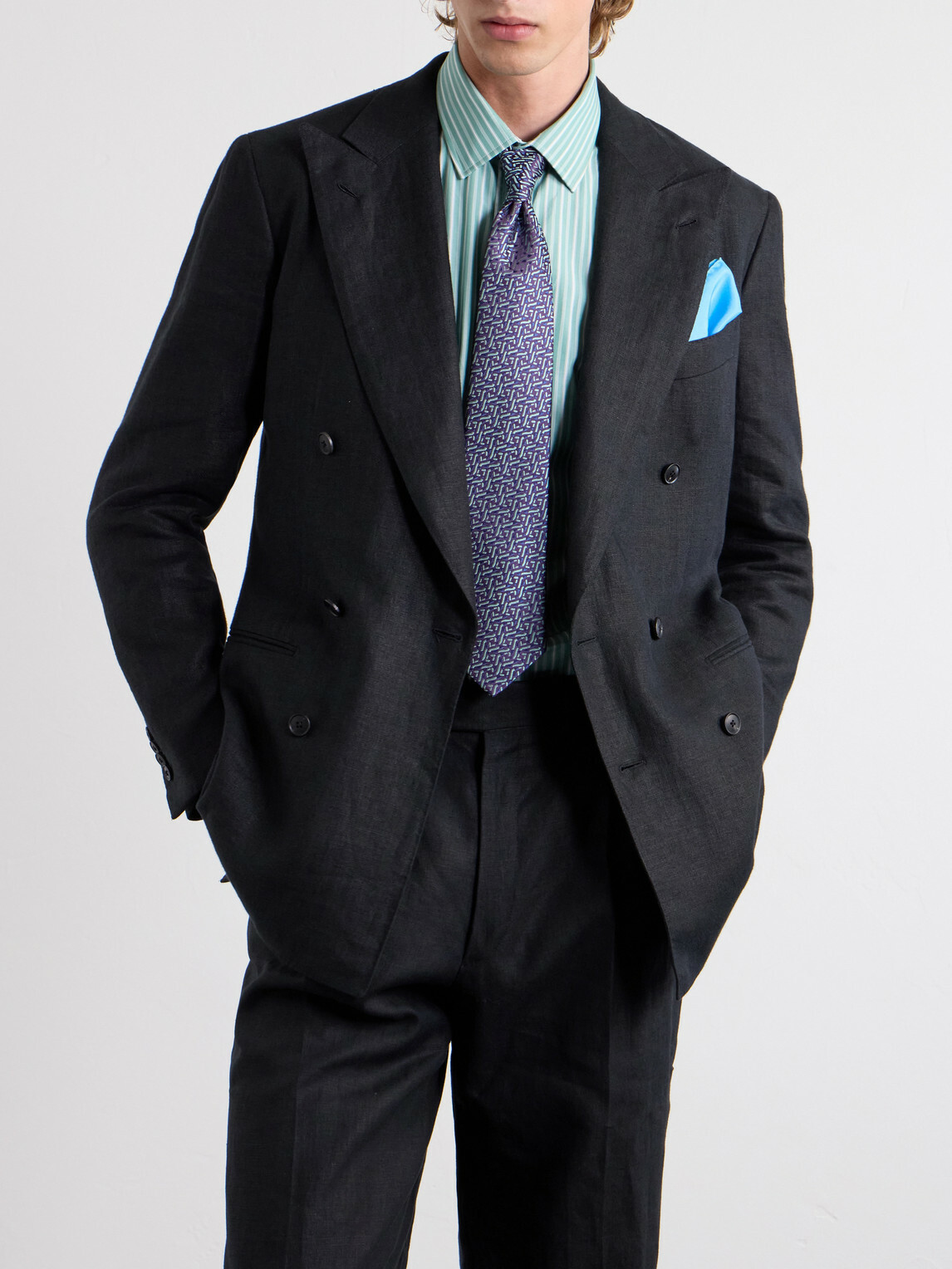Charvet - 8.5cm Silk-Jacquard Tie