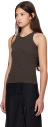 mfpen Brown Leisure Tank Top