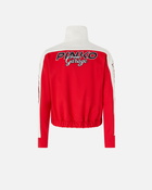 Pinko Pinko Garage Cropped Sweatshirt With Zip Red/Butter