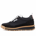 Thom Browne Men's Alumni Tech Sneaker in Black