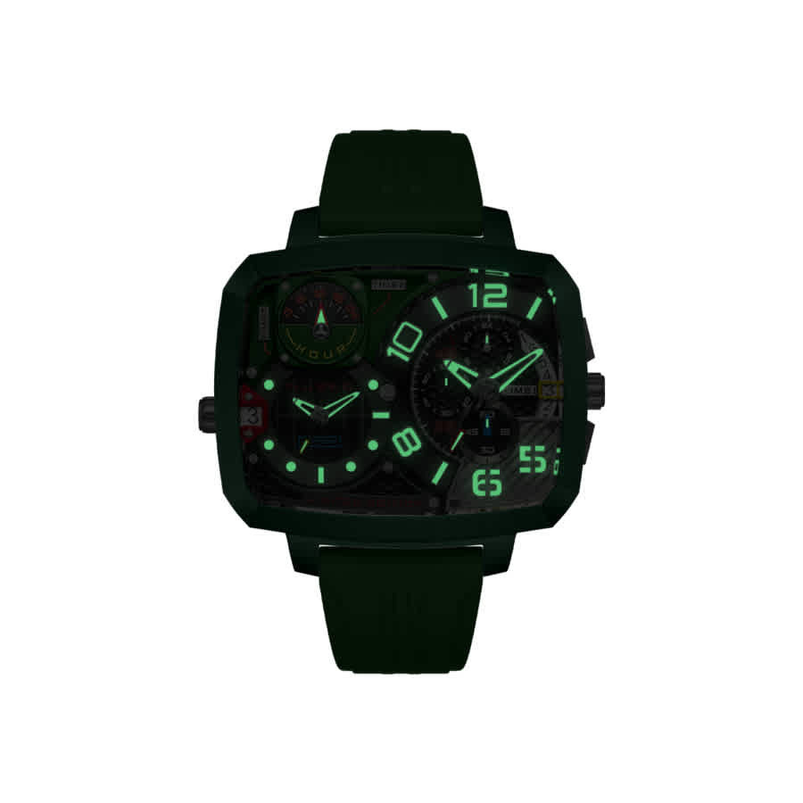 Nubeo Odyssey Green Dial Mens Watch NB-6084-03