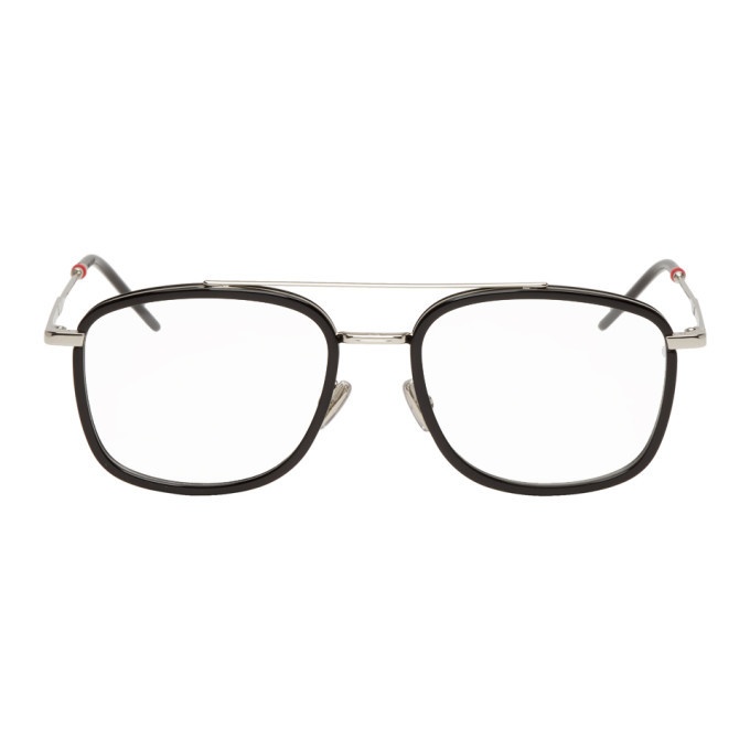 Photo: Dior Homme Black and Silver Dior0029 Glasses
