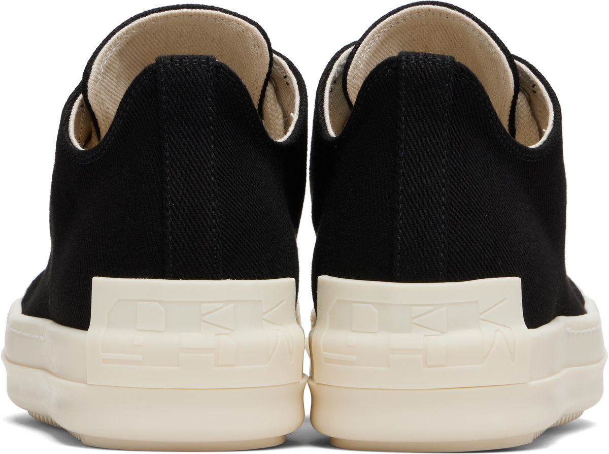 Rick Owens DRKSHDW Black Concordians Low Sneaks Sneakers