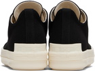 Rick Owens DRKSHDW Black Concordians Low Sneaks Sneakers
