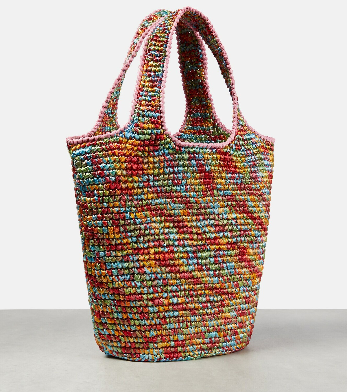 Gucci Gucci Blondie raffia-effect tote bag