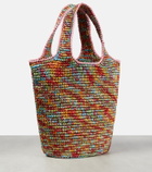 Gucci Gucci Blondie raffia-effect tote bag