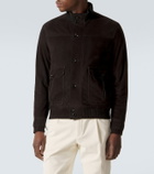 Brioni Suede bomber jacket