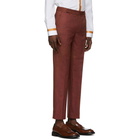 Eckhaus Latta Red Narrow Trousers