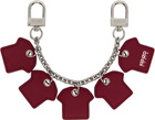 Kenzo Burgundy Kenzo Paris Kenzo Chain Charm Keychain
