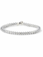 Mikia - Silver Hematite Beaded Bracelet - Silver