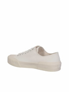 Jil Sander White Lace-up Low Top Sneakers