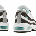 Nike Air Max 95 Og Sneaker in White/Jade/Metallic