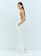 Max Mara Halter Neck Maxi Dress