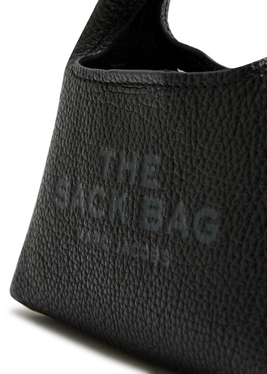 Sack Micro Marc Jacobs The Sack Micro Leather top Handle bag - Black - One Size ...