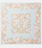 Loewe Printed silk twill scarf