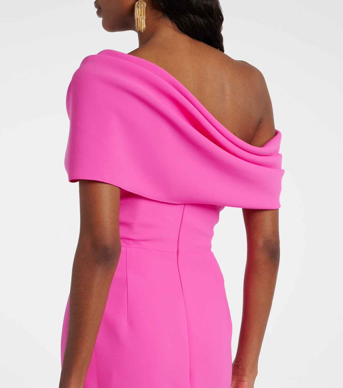 Carolina Herrera Sofia crêpe bustier gown