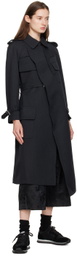 Comme des Garçons Comme des Garçons Gray Belted Coat