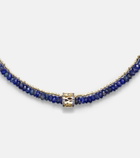 Sydney Evan 14kt gold necklace with lapis lazuli and diamonds