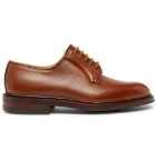 George Cleverley - Archie Full-Grain Leather Derby Shoes - Men - Tan