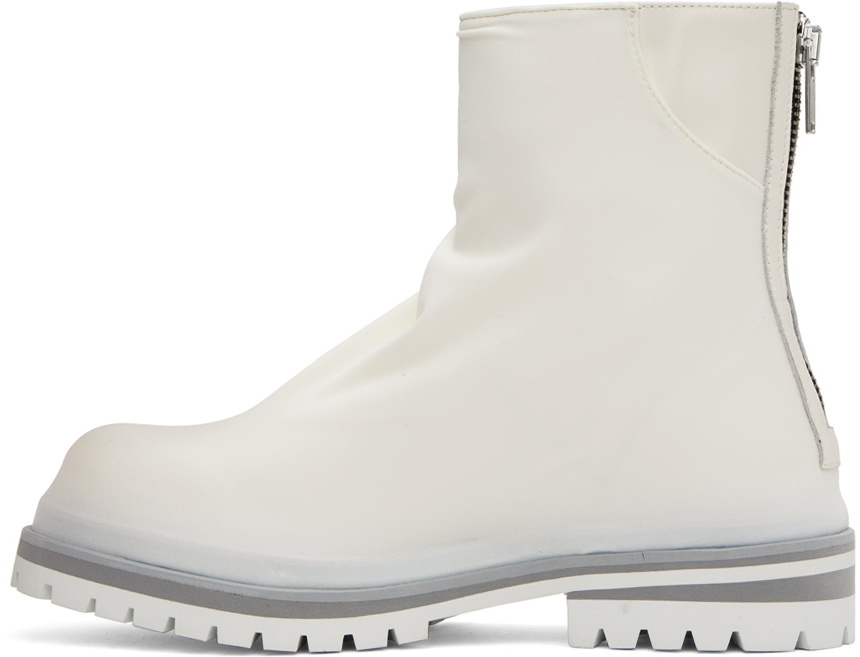 424 White Marathon Boots