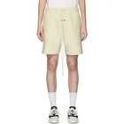 Essentials Off-White Polar Fleece Shorts