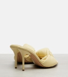 Bottega Veneta Cherry leather mules