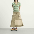 Damson Madder Women's Delphi Polo Top in Green