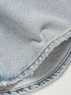 Balenciaga - Camp-Collar Sleeveless Cotton-Twill Shirt - Blue