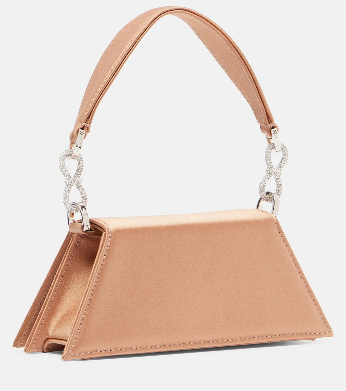 Mach & Mach Samantha Small satin shoulder bag