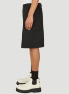 Heavy Twill Shorts in Black